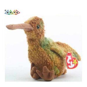 Ty Beanie Baby Beak the Kiwi 1998 with Tags, New! Mint Condition!